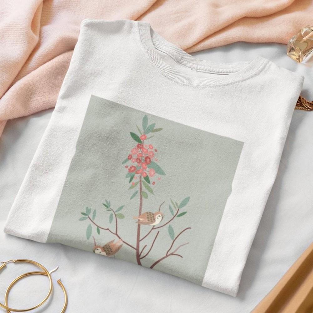 26 Nature Birds T sirt / Birds On Branch / Nature T shirt / Sorts of Birds Unisex T-Shirt XXXXL