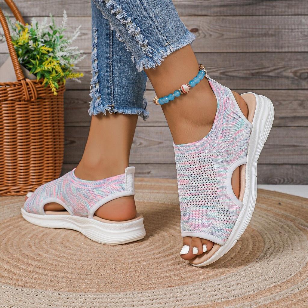 Fashion Women's Shoes Summer 2025 Comfort Casual Sport Sandals Women Beach Wedge Sandals Women Platform Roman Sandals