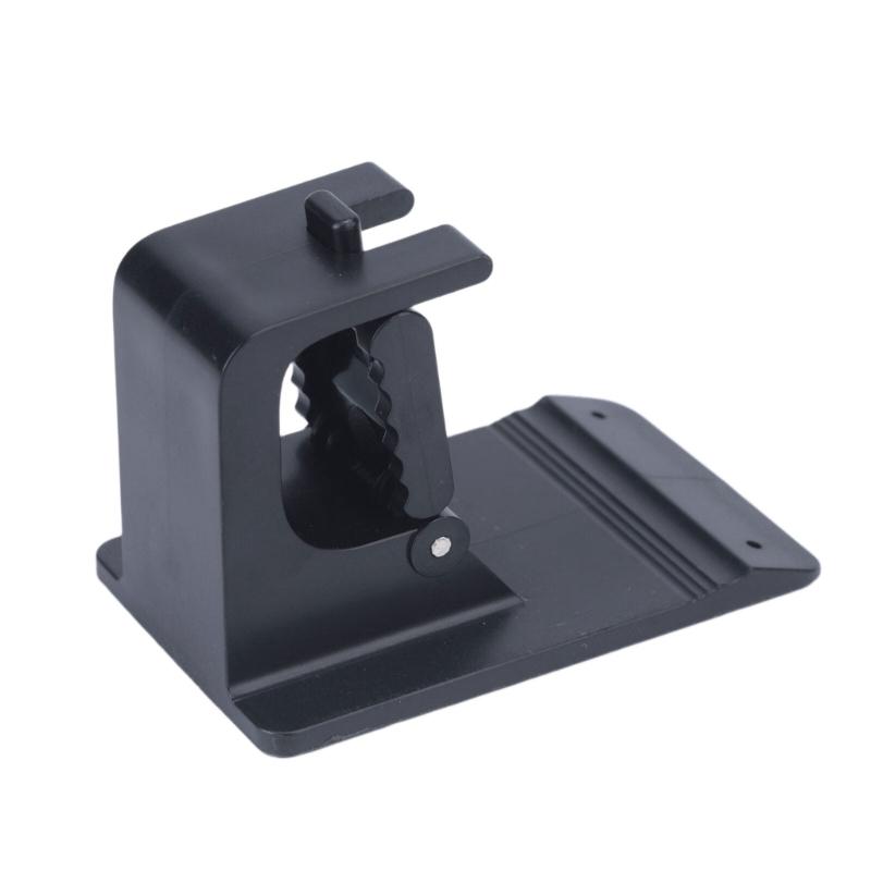 No Drill Shower Curtain Rod Brackets ABS Wall Support with Flat Base and Serrated Grip for Bathroom Bedroom Kitchen Daily Use