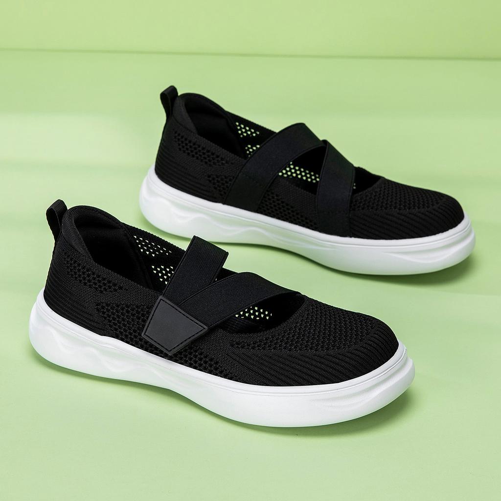 Women Breathable Walking Shoes wide breathable hollow walking shoes with strap For Walking Travel Outdoor Summer Daily Daily Use
