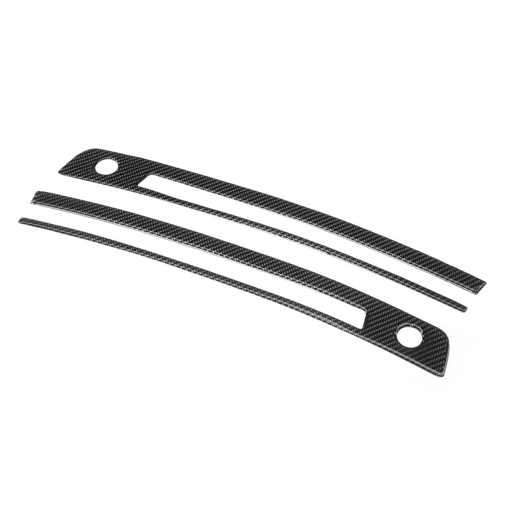 2 st Kolfiber Central Kontroll Instrumentbräda Utloppsdekor Fram Luftkonditioneringsventil Dekoration Passar för Subaru BRZ 13‑20