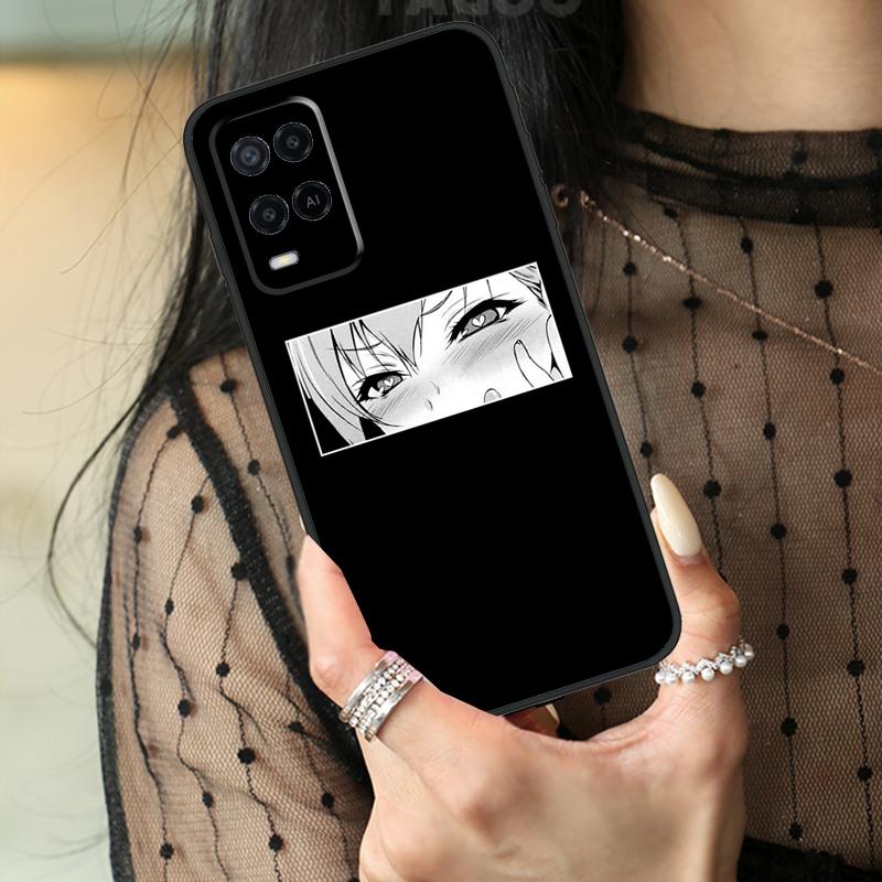 Sad Japanese Girl Case For Oppo A5 Pro A15 A17 A57 A77 A18 A38 A58 A78 A98 A94 A74 A54 A40 A60 A80 A96 A76 A16
