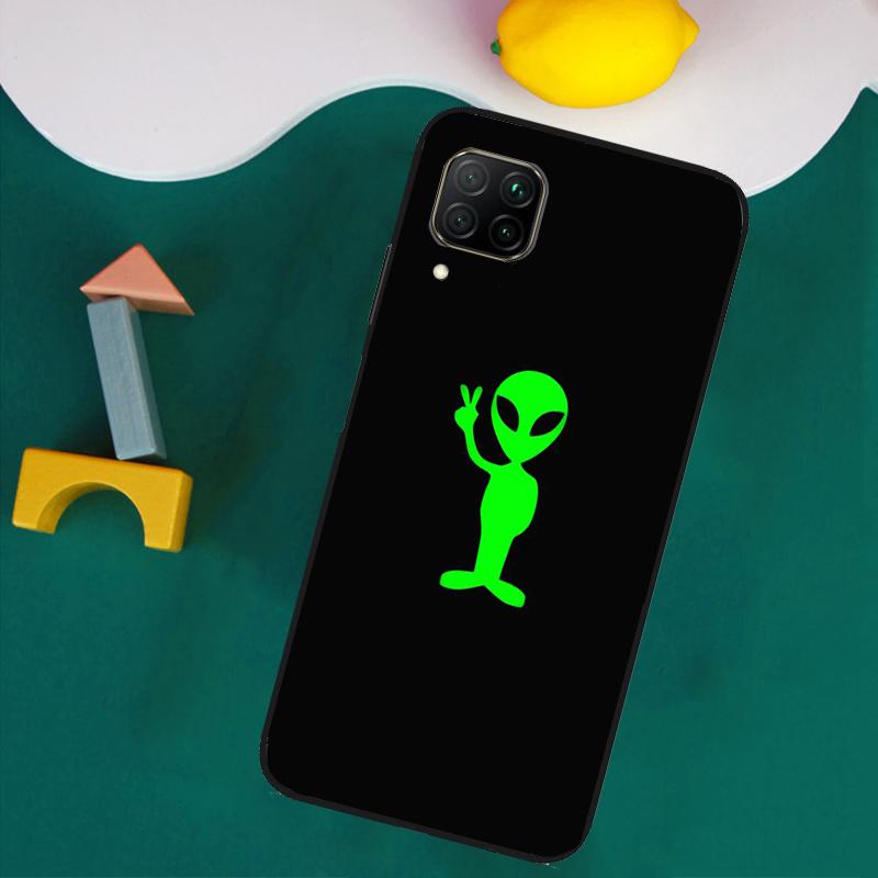 Cartoon Alien For Huawei Nova Y61 Y91 Y73 Y72 Y70 Y60 Y90 12s 12i 11i 8i 9 10 SE P30 P40 Lite P60 Pro Case