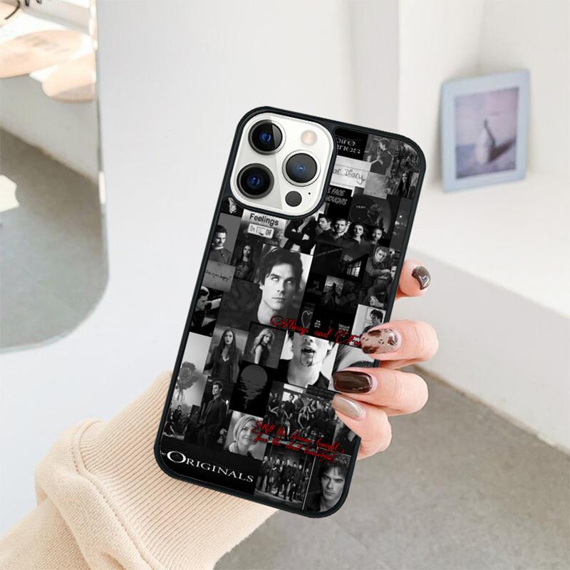 Damon Salvatore Vampire Diaries Phone Case For iPhone 17 Air 16 15 14 11 12 13 Pro MAX Plus coque Cover Shell