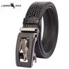 Belt Men's Business Toothless Automatic Belt Men's Crocodile Pattern Durable Leather High-end Trousers Genuine