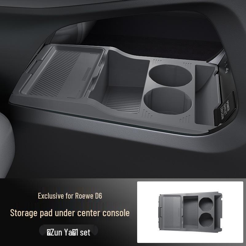 Roewe D6 Center Console Storage Box: Compatible with 25 Models, Lower Layer Storage for Car Interior.