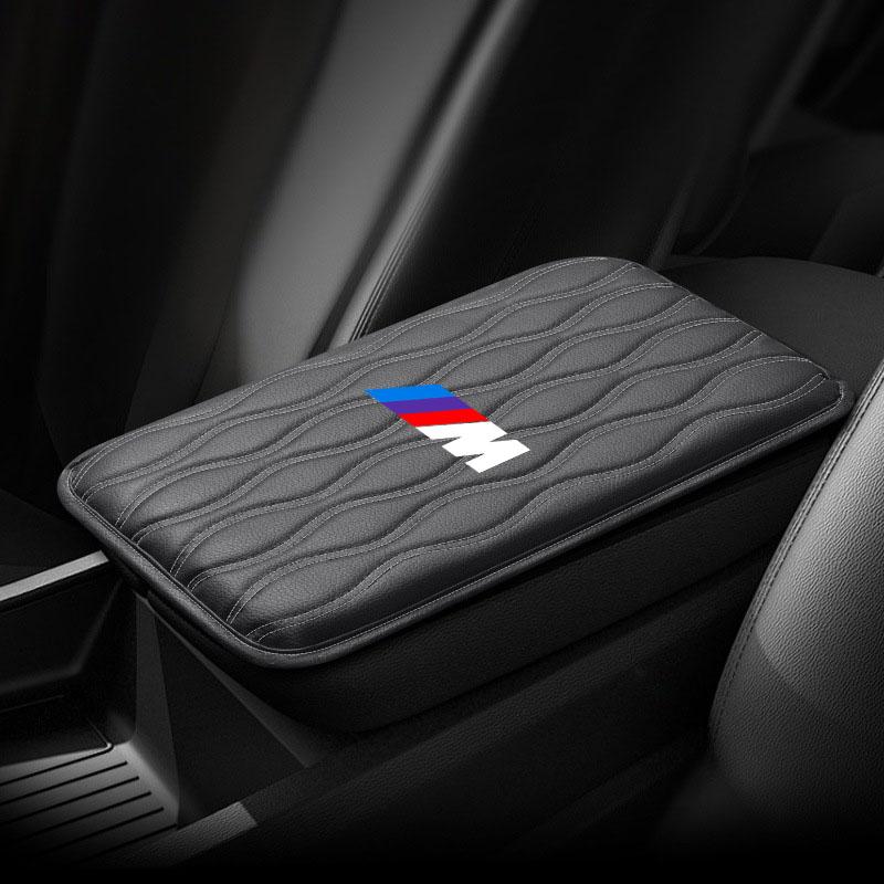 1Pcs Leather Auto Armrest Pads Protective Waterproof Hand Cushion For BMW Performance Power M1 M2 M3 M4 M5 M6 M8 E36 E60 E46 E39 E46 E90 E60 F07 F10