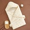 Newborn Wrap Swaddle Cute Simplicity Muslin Swaddle Wrap For Unisex Infant Baby Summer 100% Soft Cotton Baby Swaddle Blanket