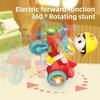 Triciclo Elettrico Giocattolo con Funzione Musicale, Moto Colorata Luminosa per Regalo ai Bambini
