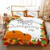 Pumpkin Duvet Cover Pillowcase Two- or Three-piece Bedding Set Boys Girls Comforter Sets Halloween Gifts