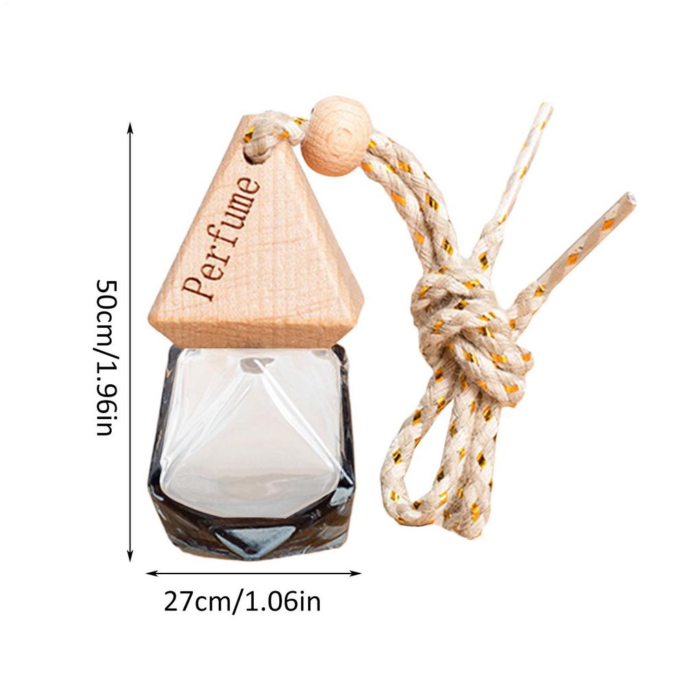 

1pcs Empty Car Diffuser Bottles Aromatherapy Fragrance Essential Oil Diffuser Hanging Perfume Pendant Auto Decor Perfume Bottle чорний