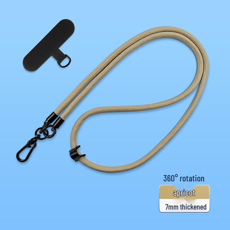 Ultra-Thin Transparent TPU Phone Case with Lanyard Clip and Anti-Lost Patch