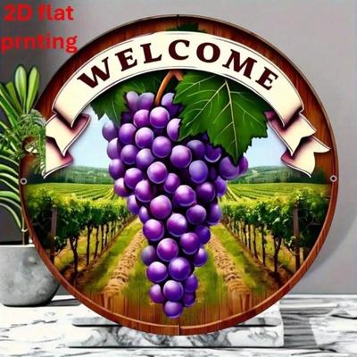 Wine Cellar Decor Vintage Tin Sign Metal Wall Art for Home Bar Pub Garage