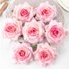 Artificial Flowers for Home Room Table Decoration Silk Red Roses Scrapbooking Diy Craft Wreath Wedding Bride Bouquet Accessories
