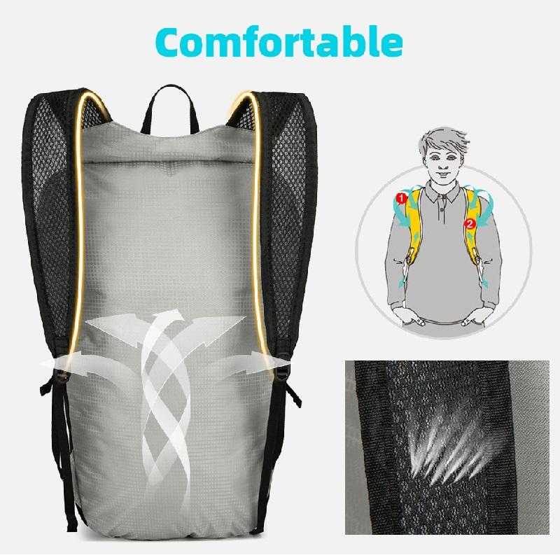 Foldable Backpack, Waterproof Mountaineering Bag, Casual Outdoor Large Capacity Travel Backpack