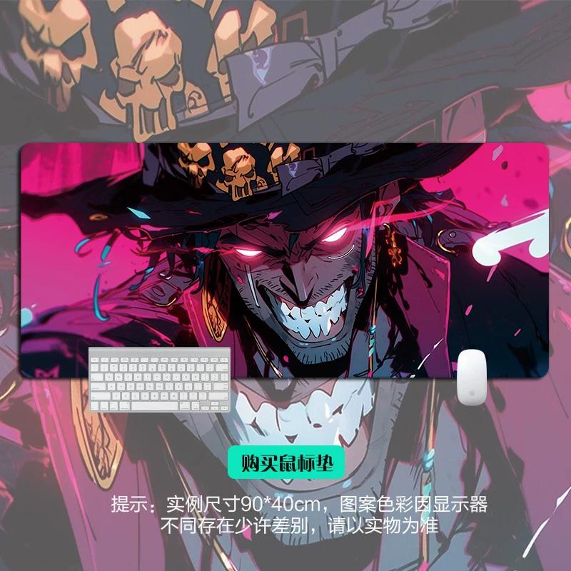 Shounen Anime ONE PIECE Leather Mouse Pad Oversized Anime E-sports Game Table Mat Notebook Keyboard Non-slip Waterproof Mouse Pad Office Desktop Pad