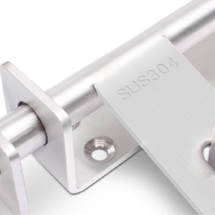 Stainless Steel Door Lock Sliding Bolts Latches Hasp Heavy Duty Garden Shed Sliding Lock for Fence/Wood/Barn Door