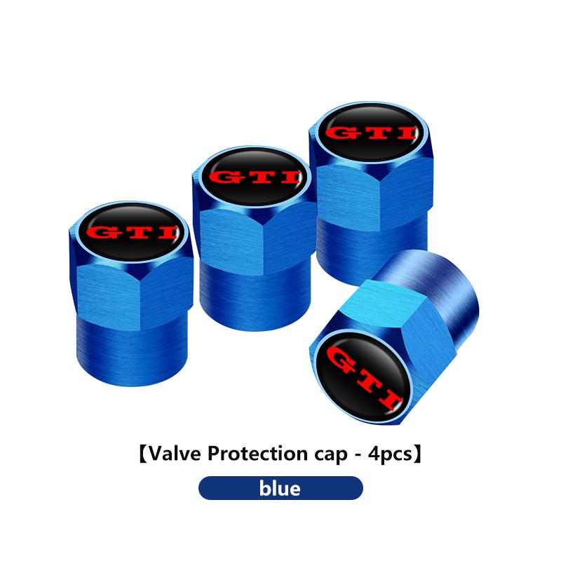 2026 Hot For VOLKSWAGEN VW 4pcs Car Wheel Tire Valve Tyre Caps Universal Auto Accessories For Volkswagen VW Golf 4 5 6 7 GTI Tig