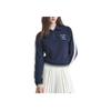 New MLB New York Yankees Varsity SPORT IVE TRACK Sweatshirt Women's Marine Blue 3FMTV0644-50NYS