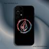 L-Luxury V-VOLCOM-S Sport Style Phone Case For Samsung S25,S24,S21,S22,S23,S30,Ultra,S20,Plus,Fe,Lite,5G Black Cover