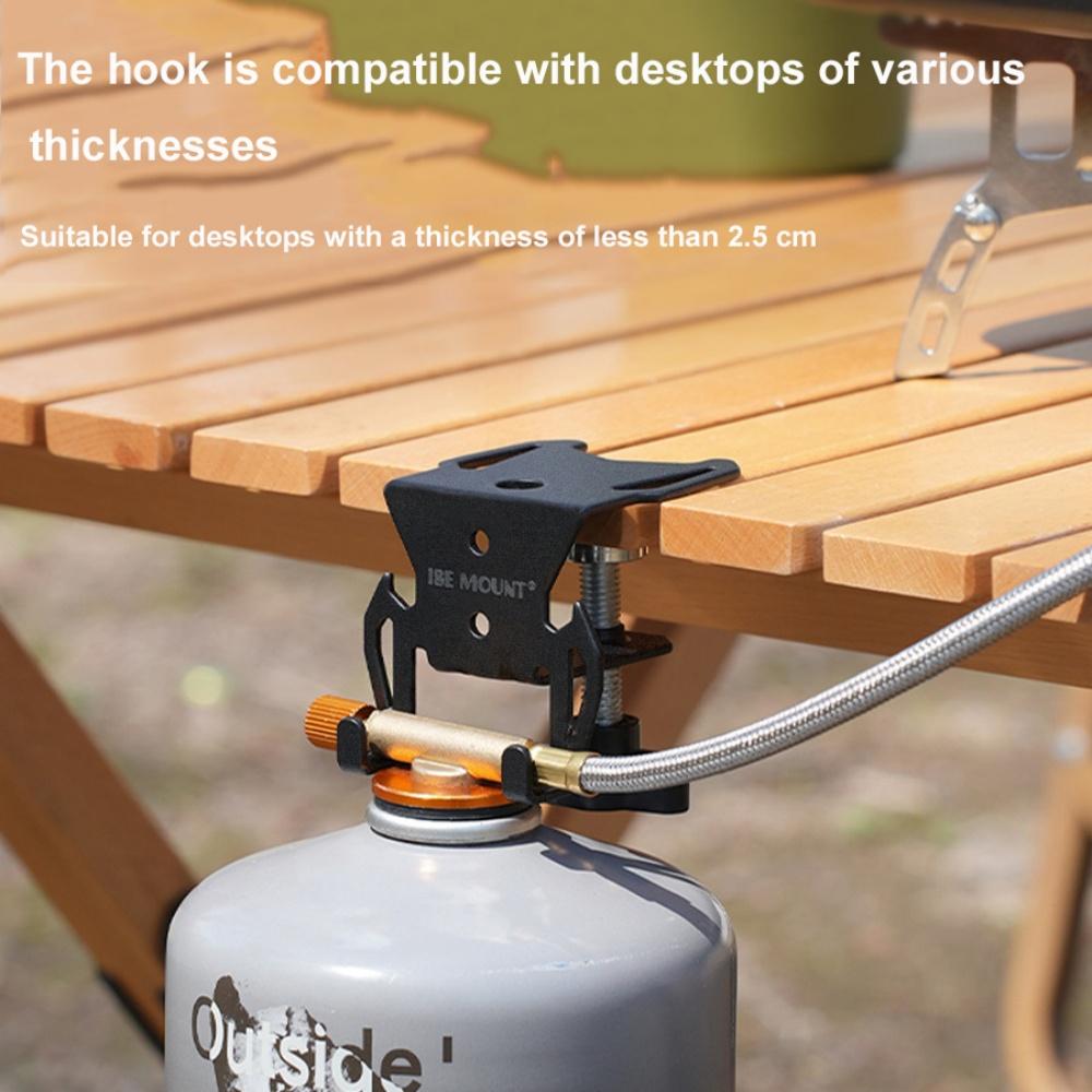Camping Gas Canister Stand Stove Tank Hanger Hook Gas Canister Hanging Hook Camping Accessories for Travel Outdoor Camping