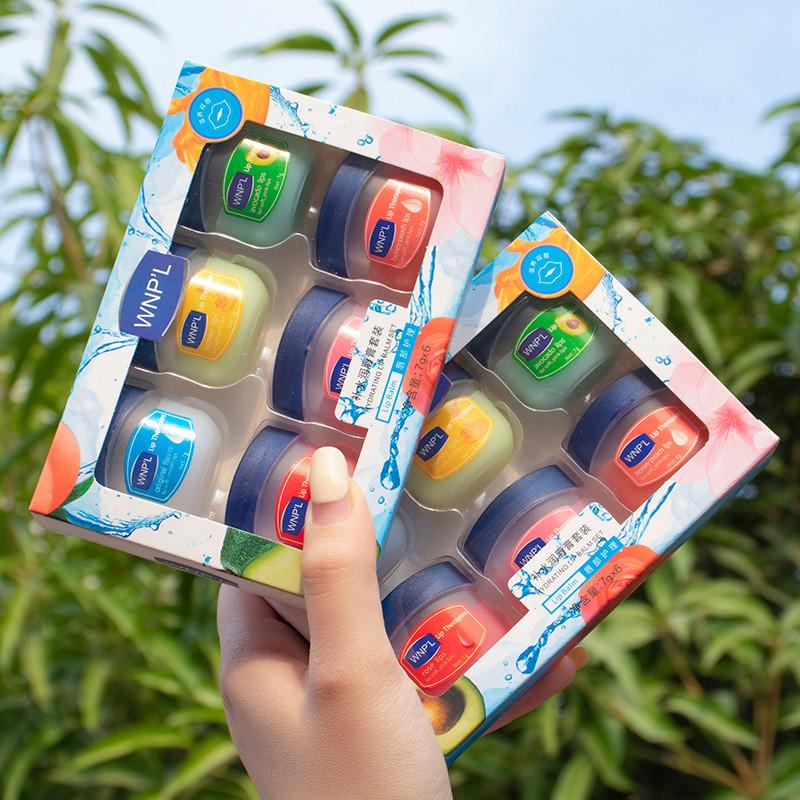 Lip Balm Healing Moisturizing All-natural Lip Mask For Dry Lips Lip Moisturizing Power Lip Care Nourishing Repair 4/6/8pcs Box