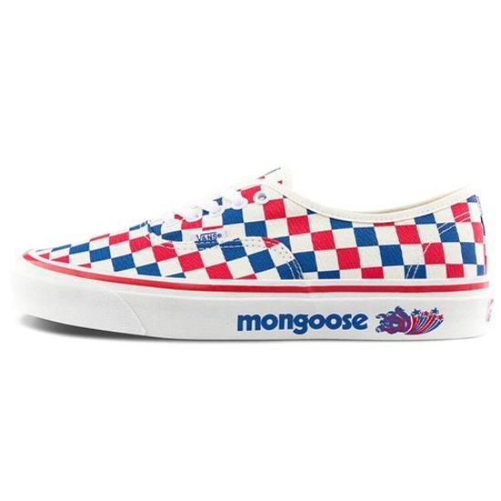 VANS Authentic 44 DX xOur Legends Mongoose - Red Blue Checkerboard - VN0A4BVYRDB EU 36.5 разноцветный