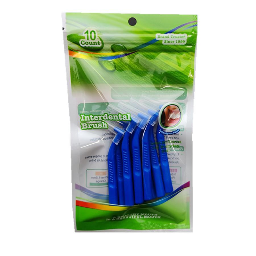 

L-образная межзубная ортодонтическая щетка с мягкой щетиной для межзубных промежутков и зубов мудрости