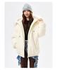 Winter Couple's Hooded Fur Collar Cotton Jacket – Stylish, Thick, and Warm with Detachable Design