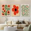 Abstract Flowers Wall Art Posters Gallery Prints Canvas Decorative Painting Wall Decoration Mural Pictures Living Room Decor
