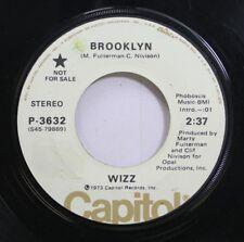 

7inch Record WIZZ (6) - Brooklyn P3632PROMO Capitol Records 1973 UK Rock Used
