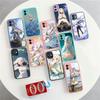 Hot Japan Anime Comics Frieren Phone Case For IPhone 14 11 12 13 Mini Pro Max 8 7 Plus X XR XS MAX Translucent Matte Cover