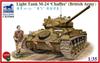 Bronco Model 1/35 Scale British M24 Chaffee Light Tank (British Specification) with Tank Crew Figure, Plastic Model Kit CB35068