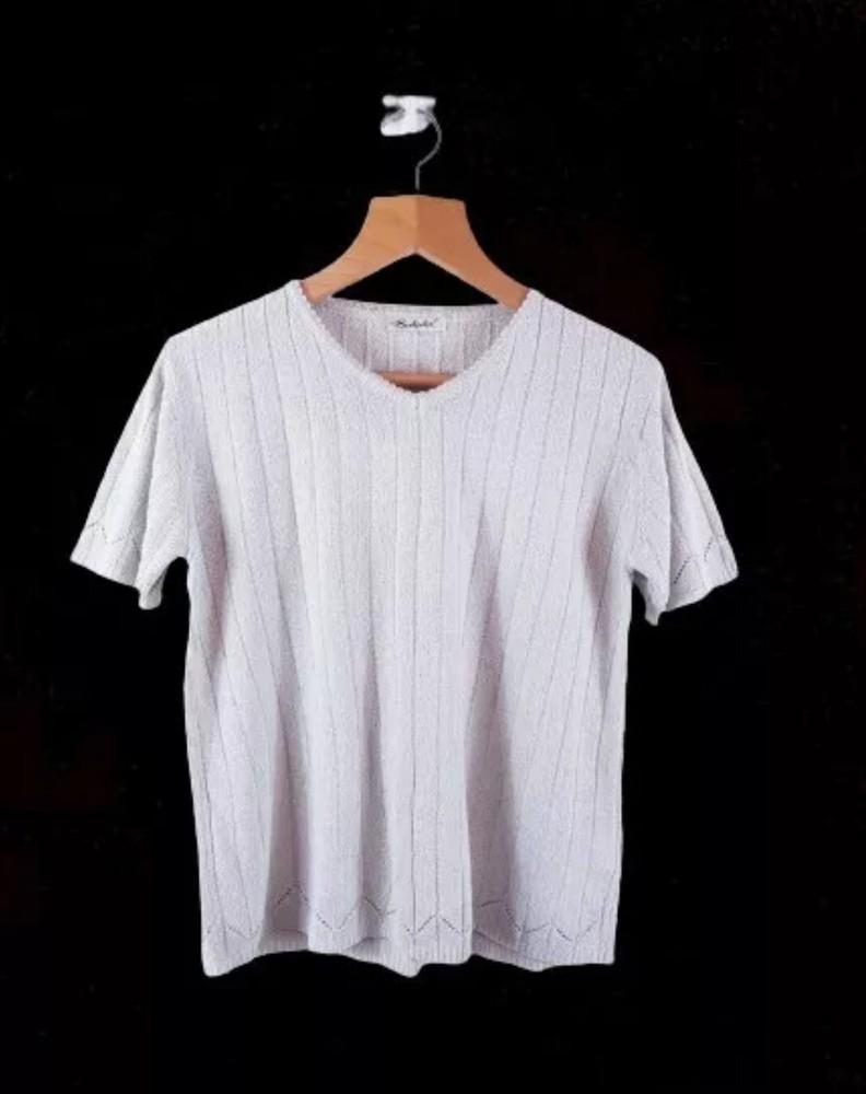 Berkertex Light Grey Short Sleeve Jumper Size 1012 Unisex T-Shirt