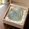 Sentimental Christmas Gifts for Besties Heart Ornament with Heartwarming Message, Best Friend Decorative Ornaments Car Keepsake, Acrylic Desk