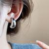 High-End European & American Metal Water Drop Ear Clips - No Piercing, Cool Autumn/Winter Style