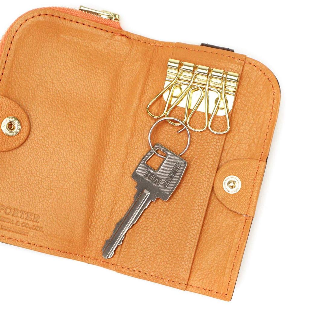 Yoshida & Co. Porter Key Case [PORTER DOUBLE] 129-06014 1. Black