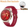 Bracelet 18mm pour Huawei GT6 5 41mm Sport Respirant Pression-Libération Rapide Hommes Femmes Bracelet Poignet en Fluororubber pour Huawei GT5 4 41mm
