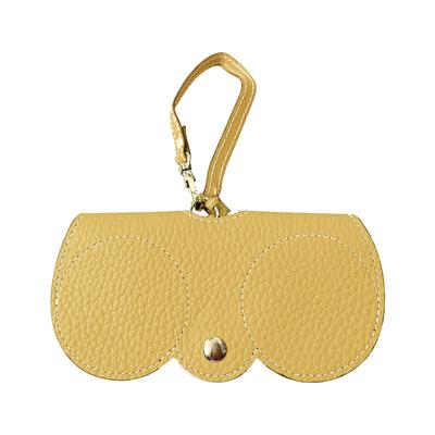 Gisele Echtes Leder Brillen Sonnenbrillen Etui mit weich genarbtem für Damen und Herren Etui, Schlank, Dünn, Leicht, Kompakt, Riemen, Design, Tragbar,