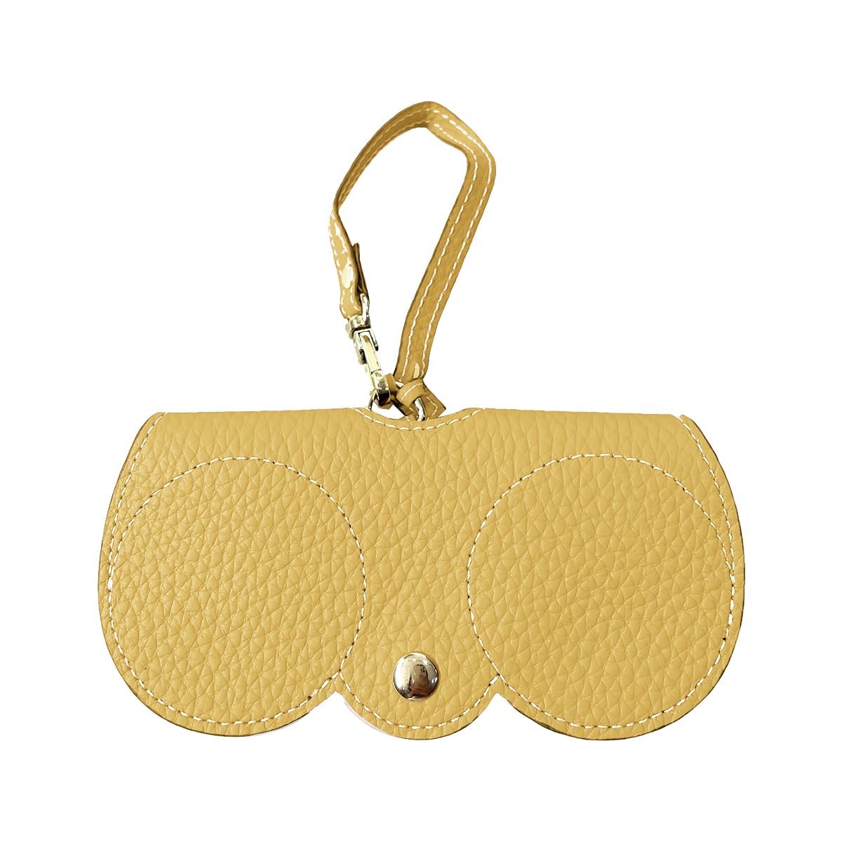 

Gisele Чехол для очков и солнцезащитных очков из натуральной кожи с мягкой зернистой отделкой для женщин и мужчин, тонкий, легкий, компактный, ремешок, дизайн, портативный,