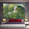 Claude Monet Tapestry Wall Hanging Tapestry Art Deco Blanket Curtain Hanging At Home Bedroom Living Room Decor