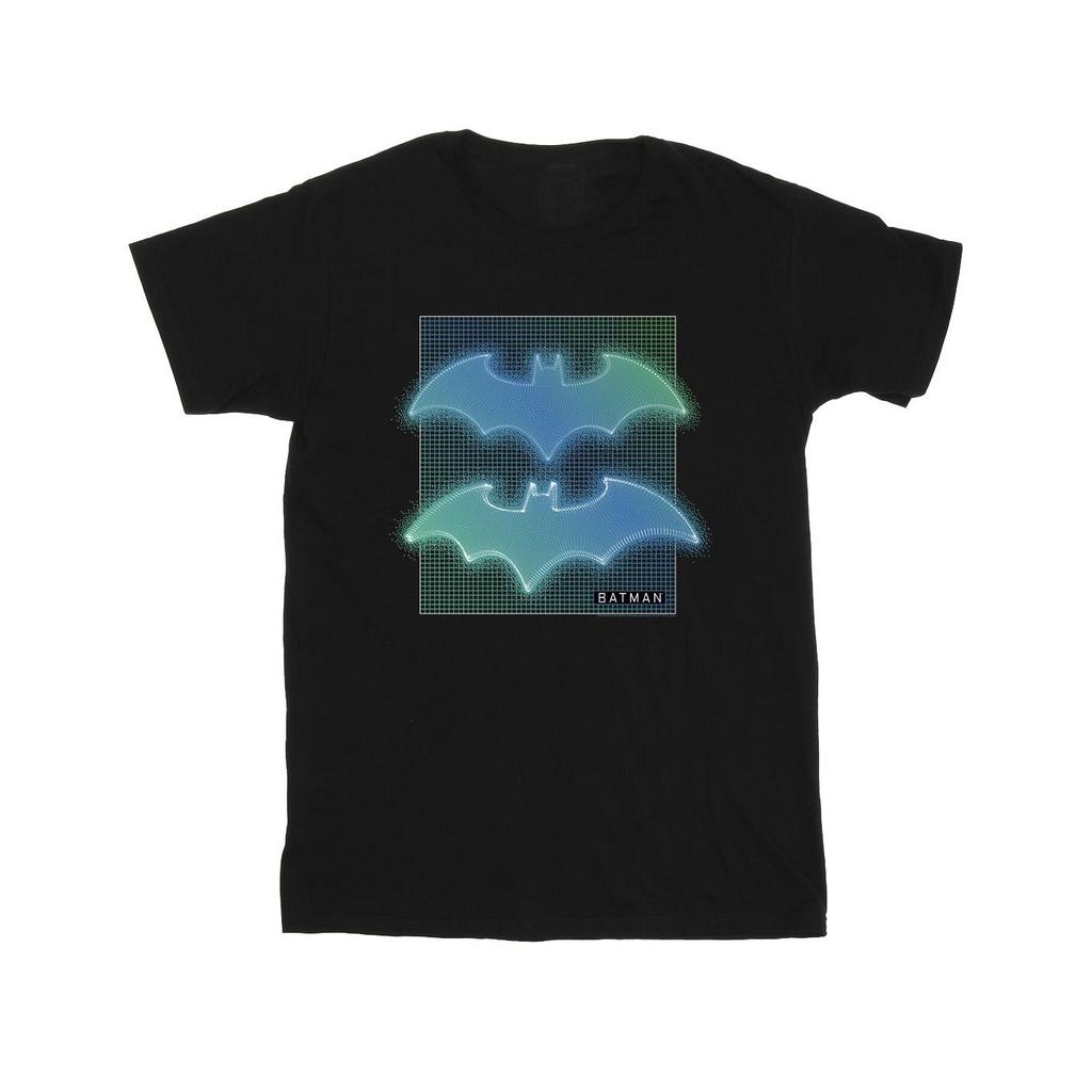 DC Comics Mens Batman Grid Gradient T-Shirt