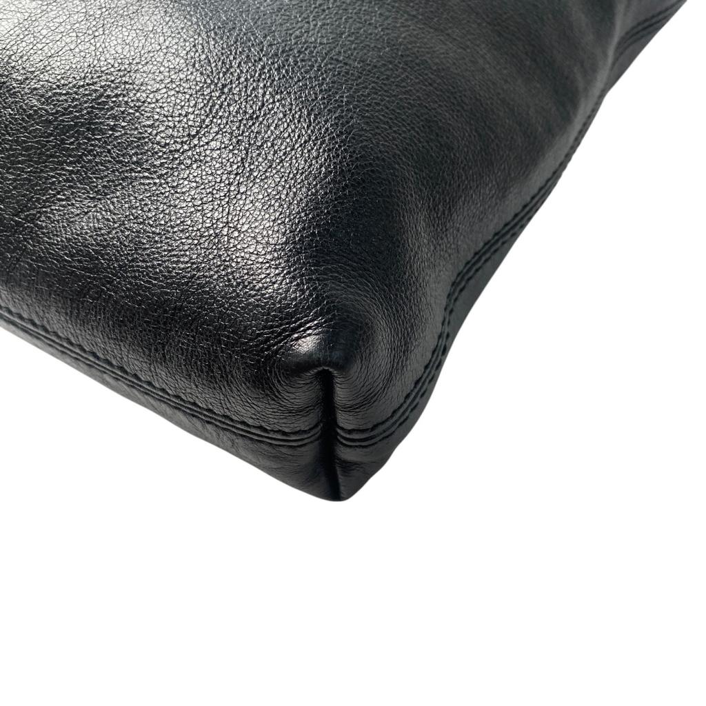 Used GUCCITote Bag Black/gold Leather Women