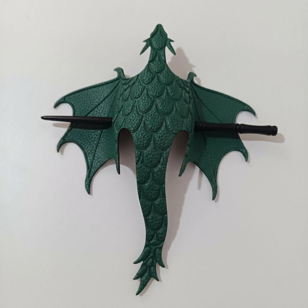 Carved Dragon Flying Dragon Wing Hair Accessory Gothic Fairy Tale Dragon Hair Pin Halloween