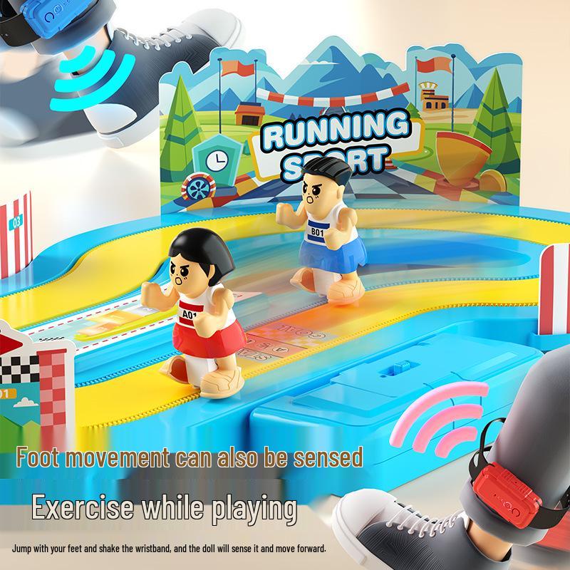 2025 Interactive Electric Racing Toy for Kids: Educational Two-Player Parent-Child Board Game