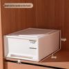 Scatola portaoggetti per abbigliamento e intimo in stile giapponese bianco – Organizer per armadio senza installazione