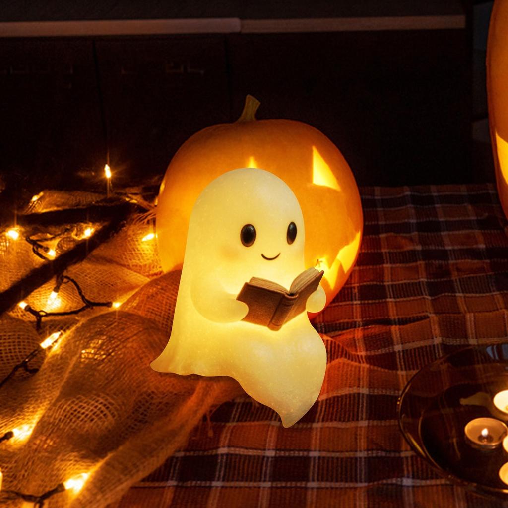 Cute Ghost, Reading Lamp Ghost, Reading Night Light Halloween