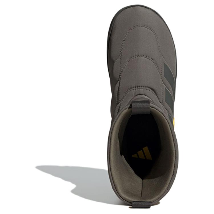 New Adidas Adipuff Anti Slip Wear Resistant High Top Casual Shoes Unisex Strata Olive Green JR0069