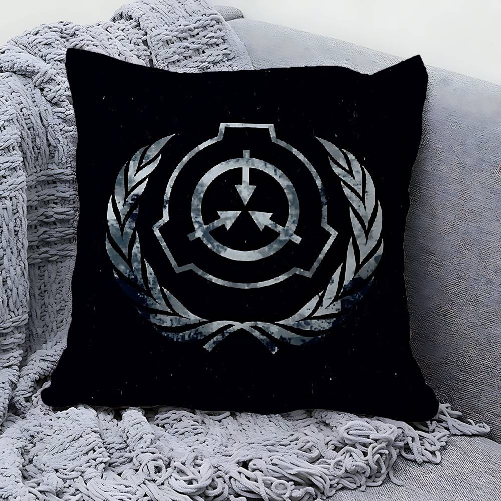 Popular Foundation Scp F-Foundation Game Cushion Cover Pillowcase Upholstery Sofa Throw Pillow Home Decor Pillowcas