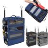Multi-Layer Foldable Clothes Storage Bag with Hook Waterproof Travel Clothes Organizer Top Handle Side Pocket